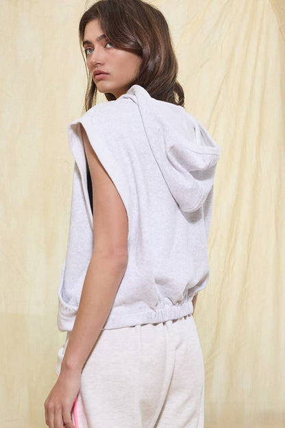 IT2135 Hooied Muscle Pullover