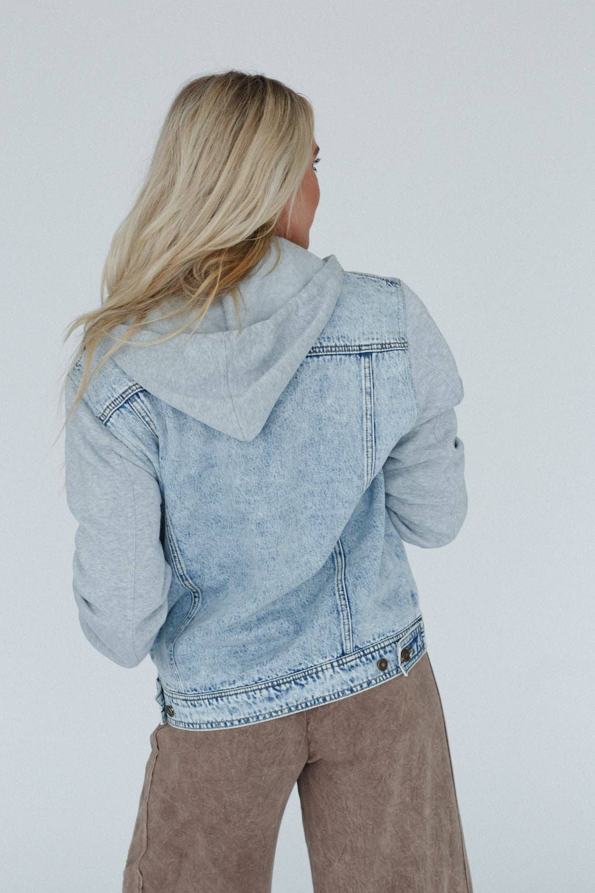 My Boyfriends Denim Jacket - Blue Light Wash