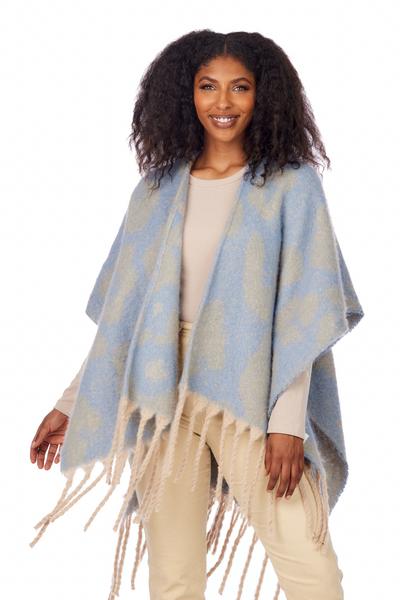 OVERSIZED LEOPARD PONCHO