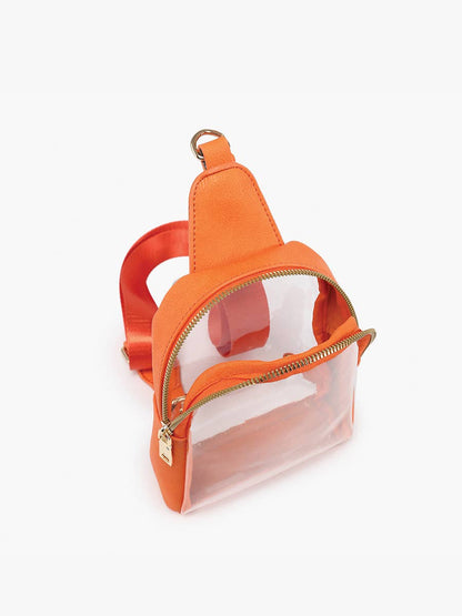 M2436CR Ellen Clear Sling Bag w/ Removable Guitar Strap