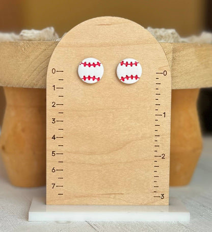 Baseball Earrings