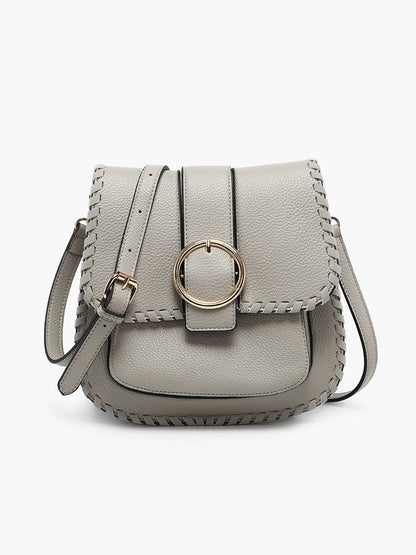 M2618 Sandra Buckle Flapover Crossbody