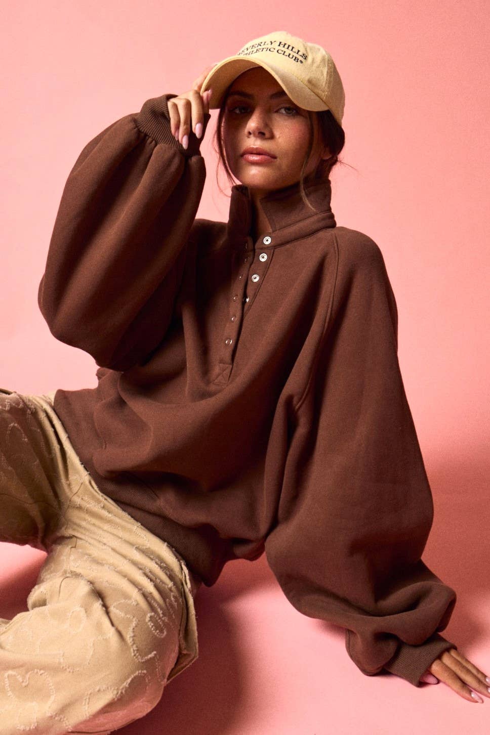 Piper Snap Button Collared Sweater