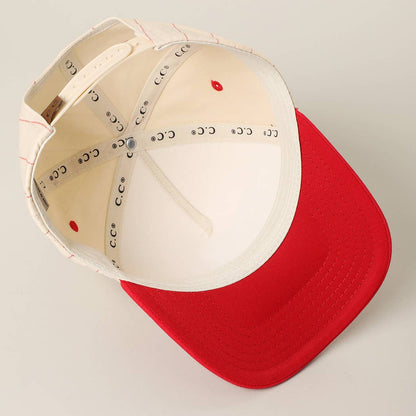 USA Gingham Letter Patch Trucker Hat