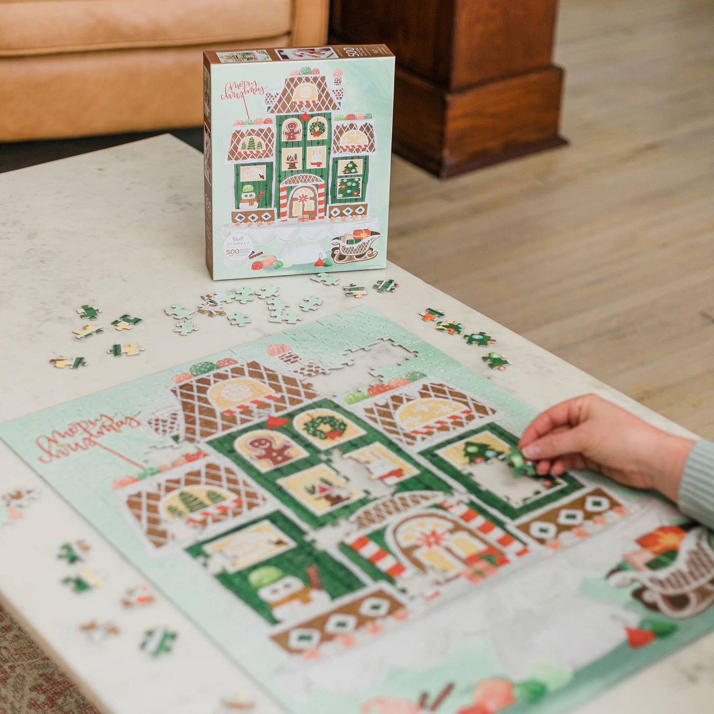 Gingerbread Christmas - 500 Piece Jigsaw Puzzle