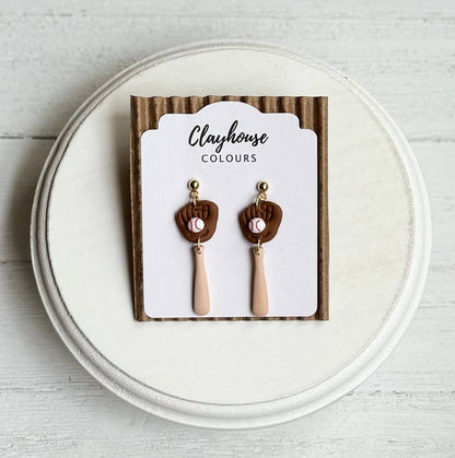 Baseball Earrings
