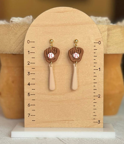 Baseball Earrings