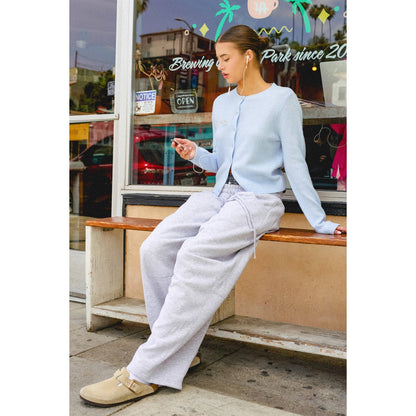 Drawstring Waist Barrel Sweatpants