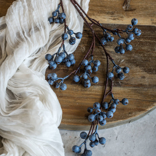 29.5" BLUEBERRY TWIG SPRAY