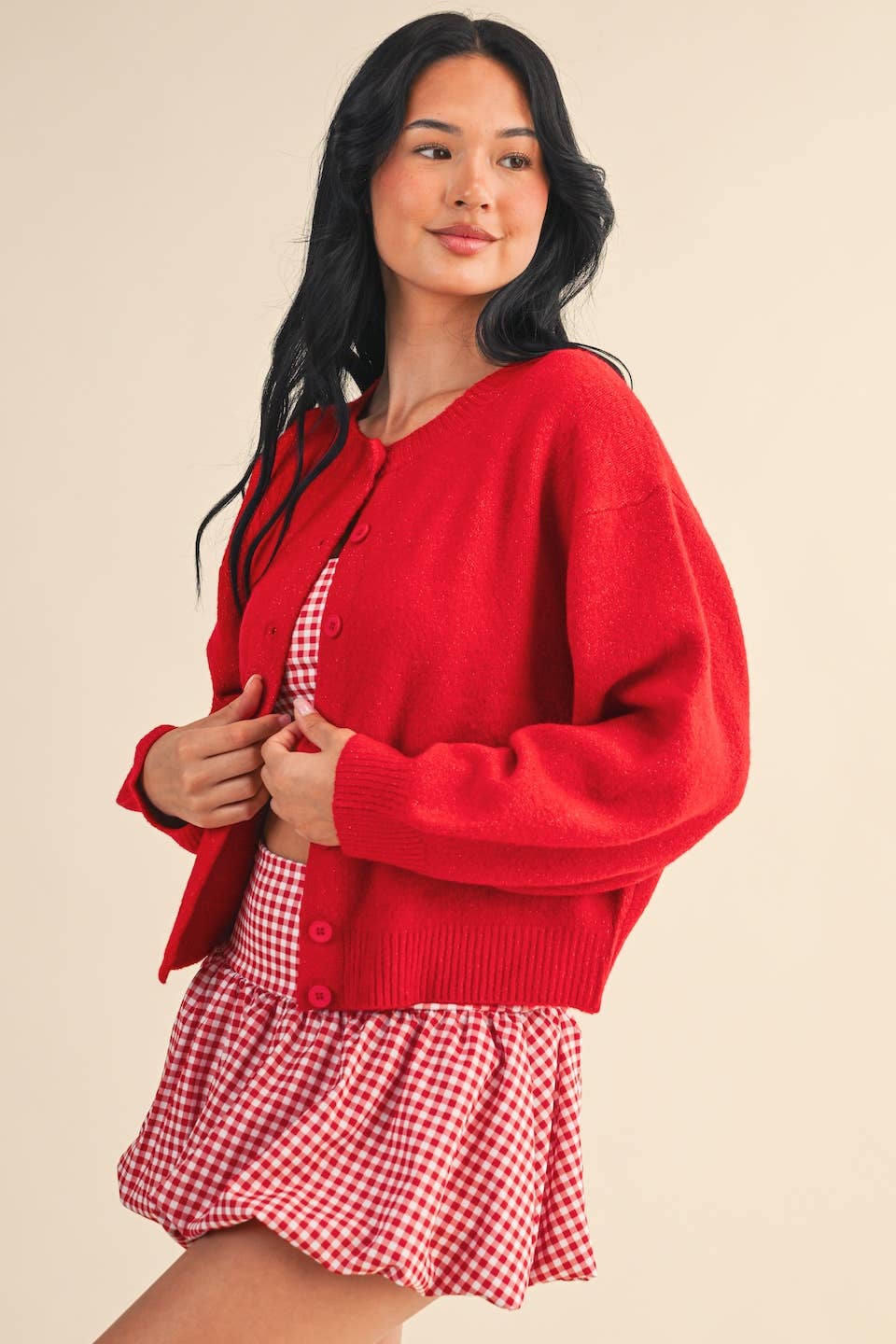 Knit Button Up Cardigan Sweater