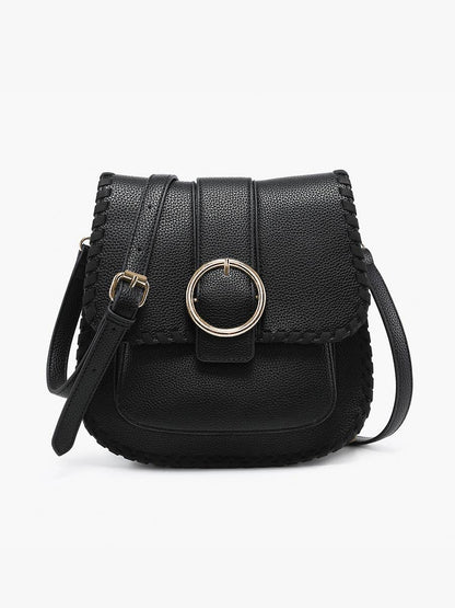 M2618 Sandra Buckle Flapover Crossbody