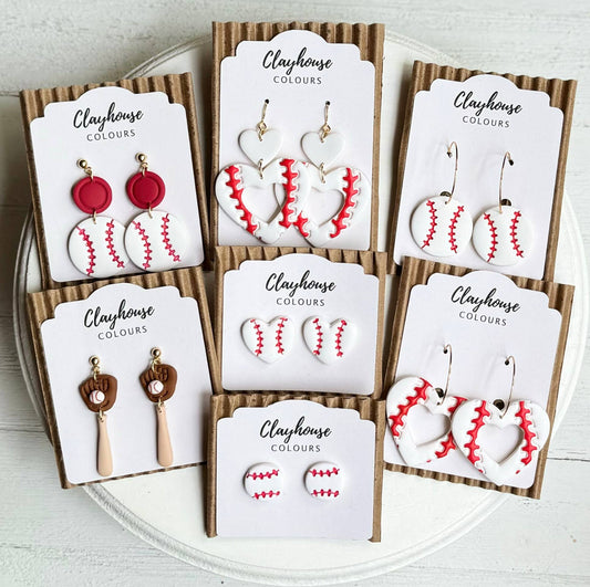 Baseball Earrings
