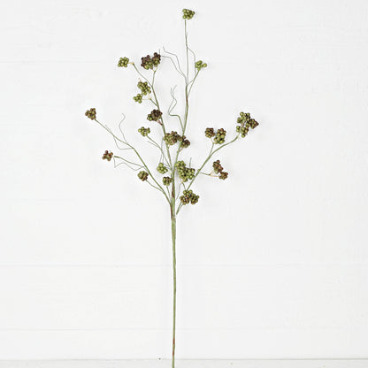 ISB3212Sage- 28in Berry Spray- Sage