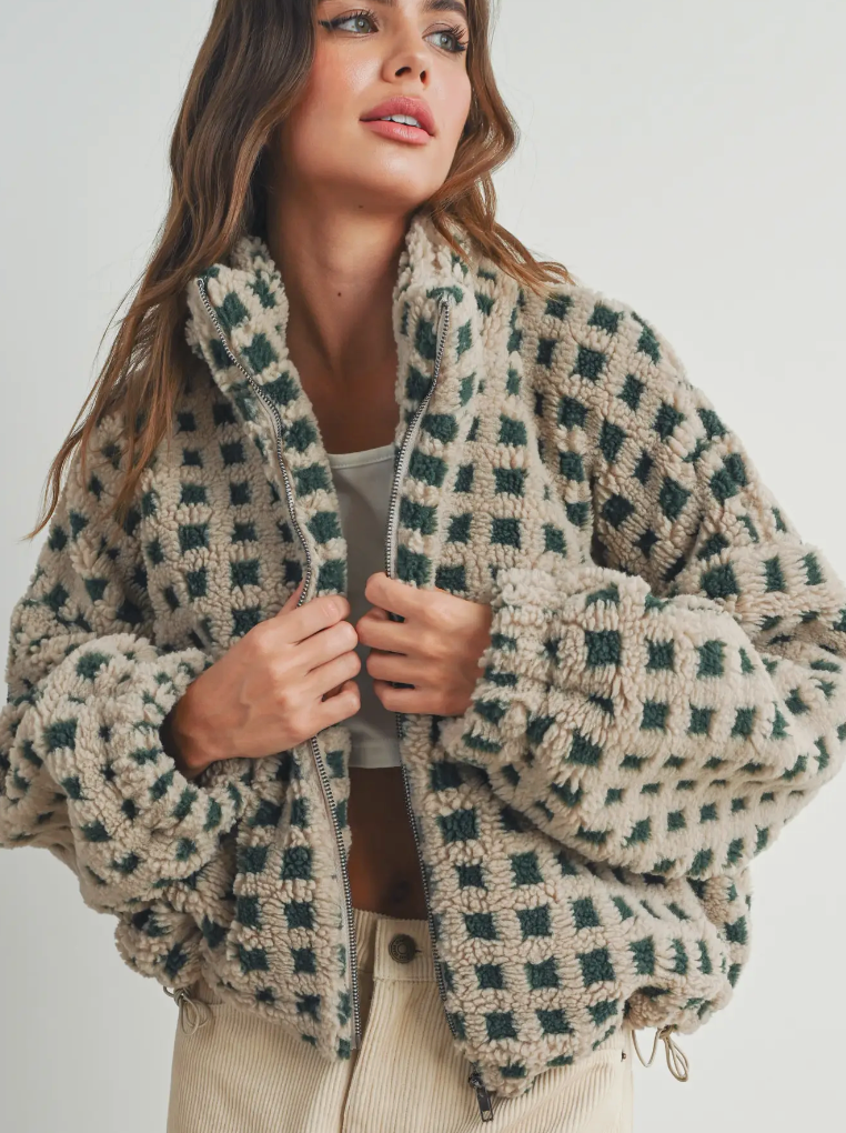 Fuzzy Sherpa Jacket