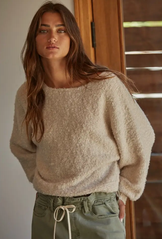 Knit Wool Sweater Pullover Top