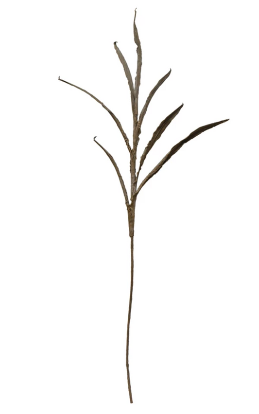 Faux Botanical, Plaster Finish, Dark Olive