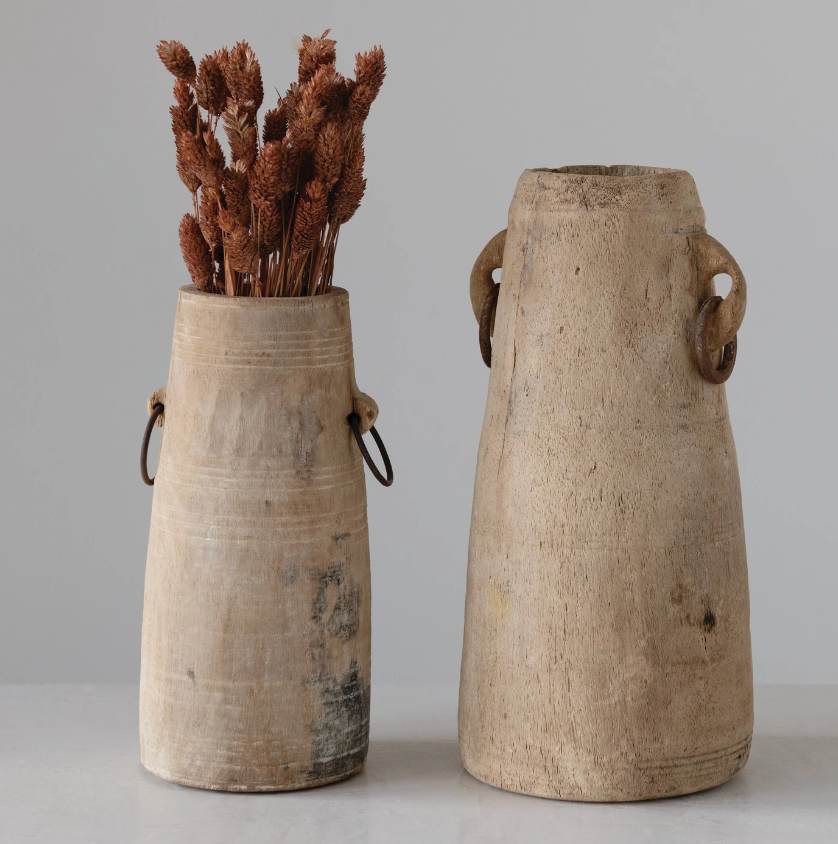 Wood Milk Jug