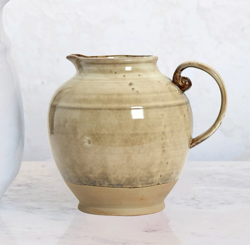 72 oz. Stoneware Pitcher, Reactive Glaze