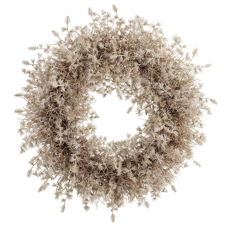 22" Pine Wreath Grey