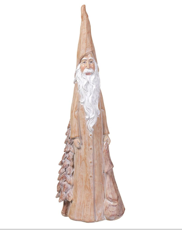 15.5" Santa  Beige White