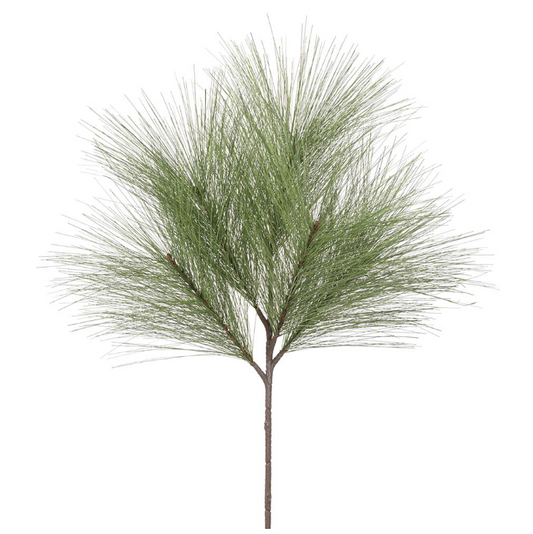 24" Long Needle Pine Spray  Green
