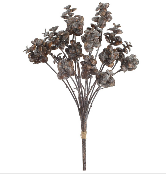23" Glittered Jade Bundle x3  Brown