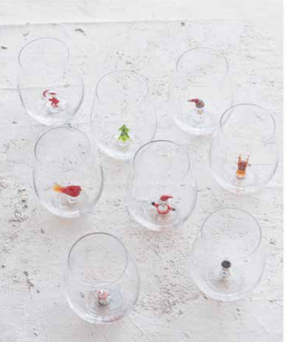 Stemless Wine - Christmas