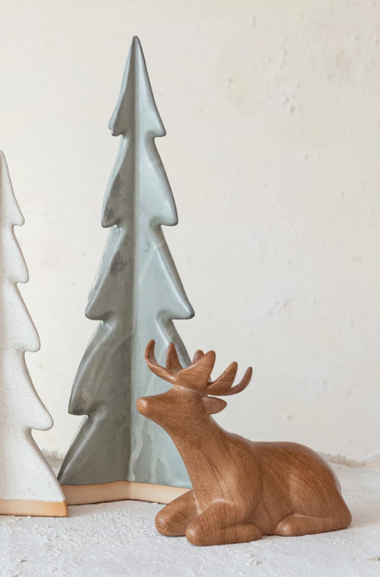 Stoneware Tree, Reactive Glaze