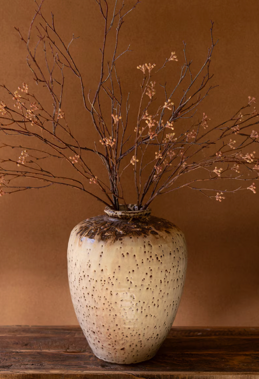 Large Rustic Ceramic Urn