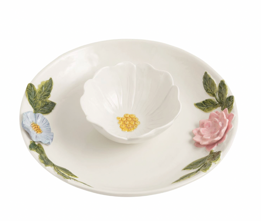 Flower Chip & Dip Set
