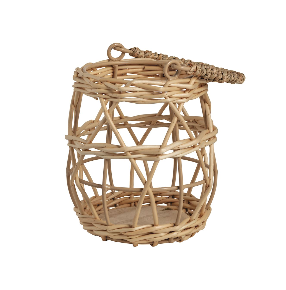 Open Weave Woven Lantern