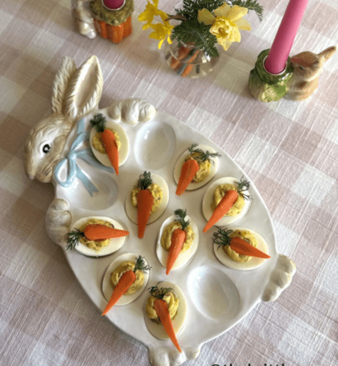 Bunny Deviled Egg Platter