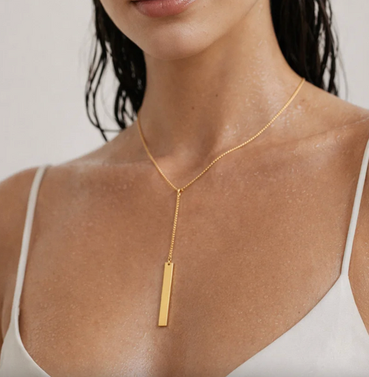 ELLIE VAIL Vionetta Larlat Bar Necklace