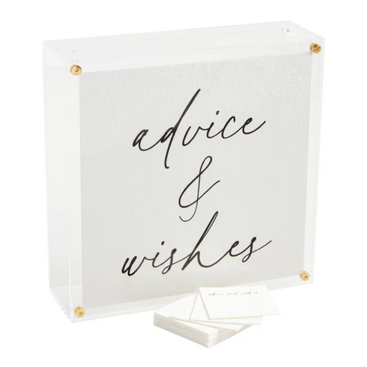 Letter Box - Advice & Well Wishes