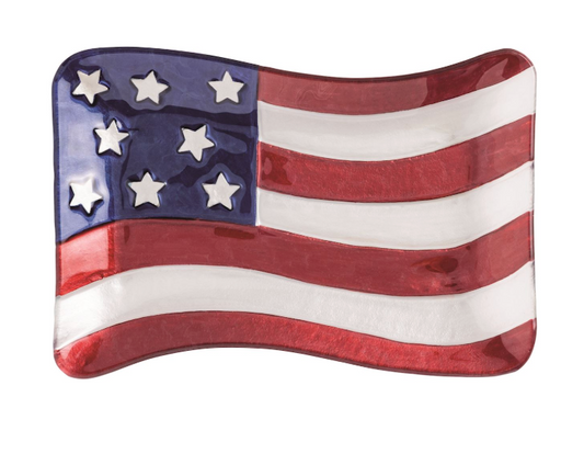 American Flag Plate