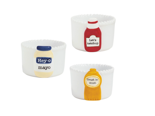 Condiment Icon Tidbit Dishes