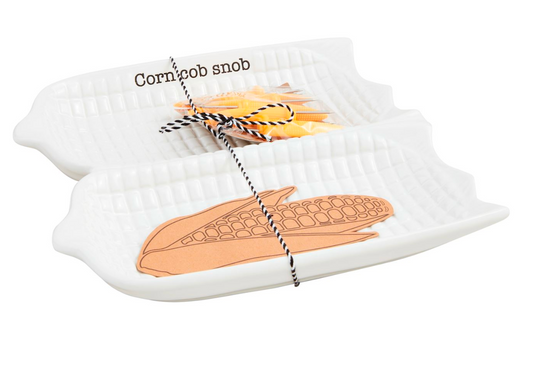 Corn Platter & Skewer Set