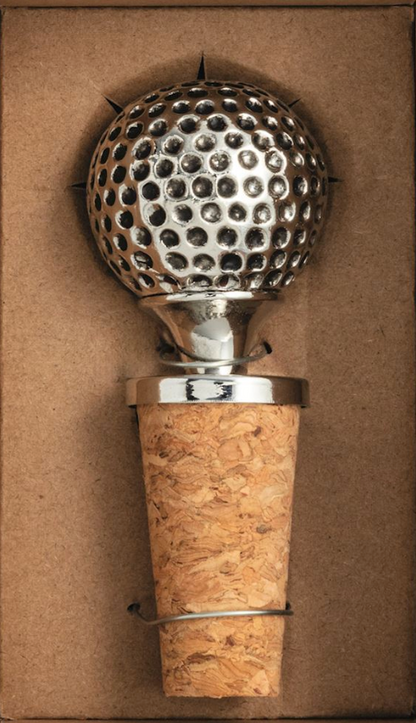 Golf Metal Bottle Stopper