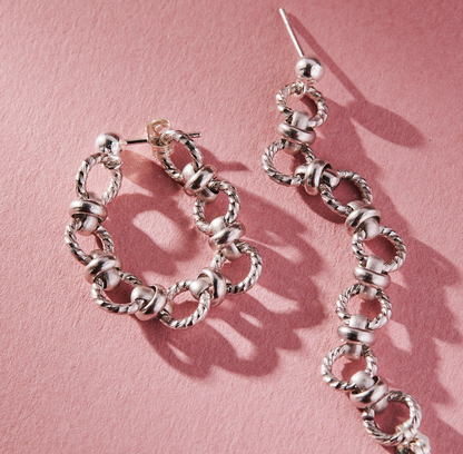 &Livy Chain Chain Chain Earrings