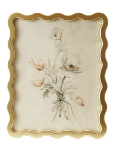 Wood Framed Glass Wall Décor w/ Landscapes, Botanicals & Insect Prints, Set of 9