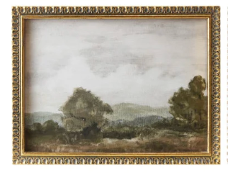 Wood Framed Glass Wall Décor w/ Landscapes, Botanicals & Insect Prints, Set of 9