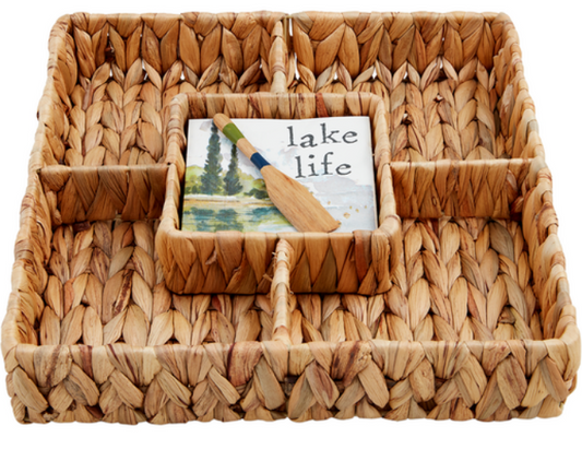 HYACINTH TRAY LAKE NAPKIN SET