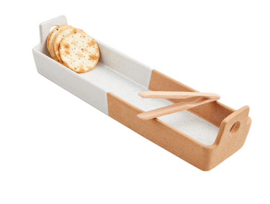 TERRACOTTA CRACKER DISH SET