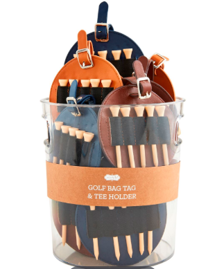 GOLF TEE BAG TAGS