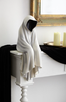 22.5" Ghost  White Black