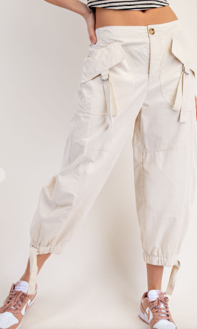 Flap Pocket Cargo Jogger Pants