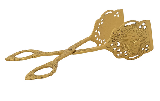 Embossed Brass Tongs