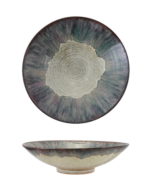 Stoneware Serving Bowl (Each One Will Vary)