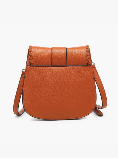 M2618 Sandra Buckle Flapover Crossbody