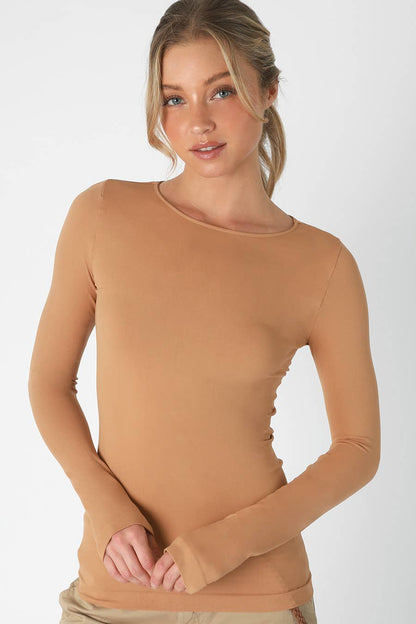 NS5423 - Long Sleeve Crew Neck Top